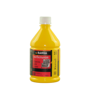 Краска для кожи мебельная №10 (желтый) РАНГА 500 г